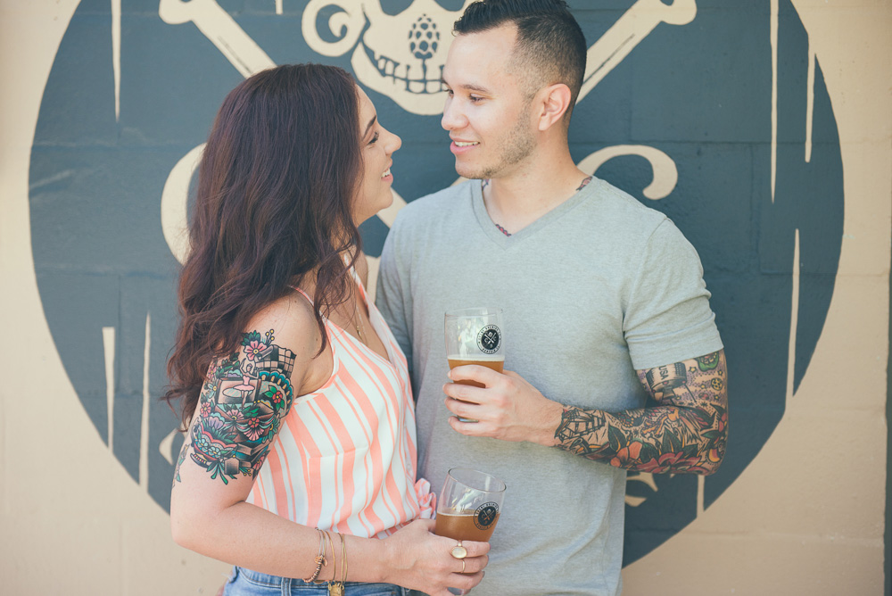 Tampa and Destination Wedding Photographer | www.Joyelan.com | Honeymoon Island Engagement | Beach Weddings Florida | Cueni Brewing Engagement session | Anna Maria Island Wedding