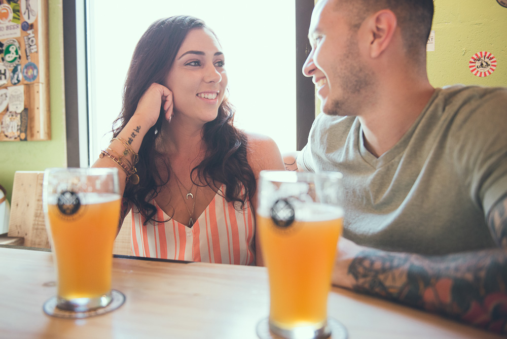 Tampa and Destination Wedding Photographer | www.Joyelan.com | Honeymoon Island Engagement | Beach Weddings Florida | Cueni Brewing Engagement session | Anna Maria Island Wedding