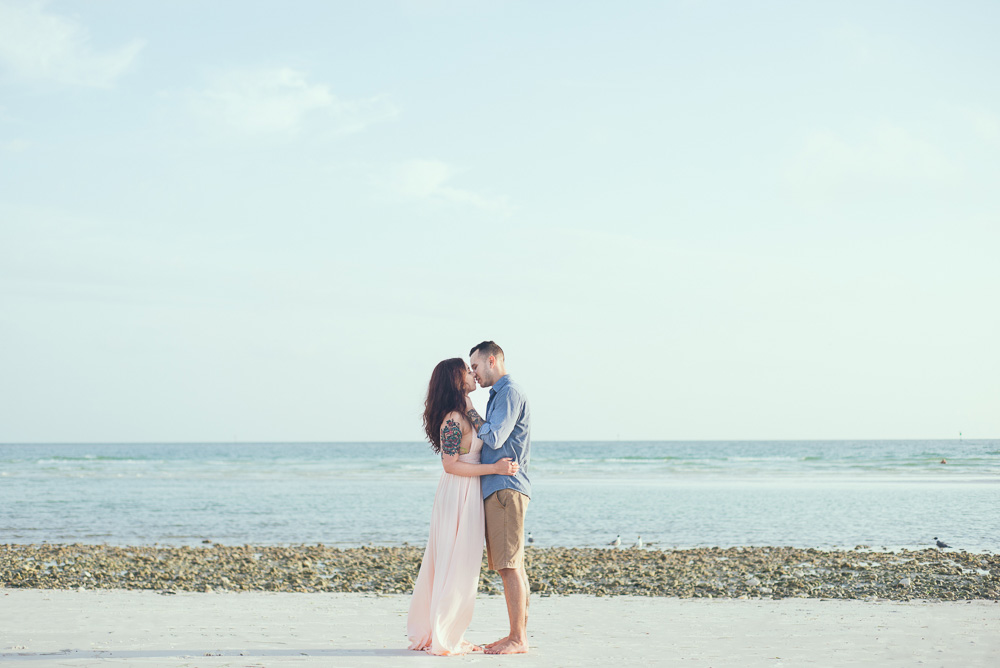 Tampa and Destination Wedding Photographer | www.Joyelan.com | Honeymoon Island Engagement | Beach Weddings Florida | Anna Maria Island