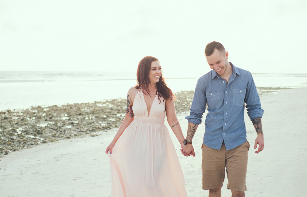 Tampa and Destination Wedding Photographer | www.Joyelan.com | Honeymoon Island Engagement | Beach Weddings Florida | Anna Maria Island