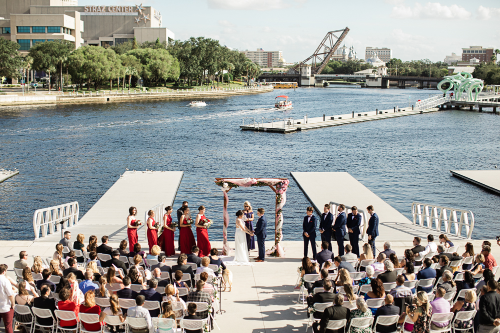 Tampa wedding photographer, Tampa river center wedding, travel themed wedding, clearwater wedding photographer