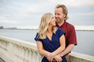 Cason and Ashley Engagement session at Bayshore Tampa Florida | Joyelan Photography