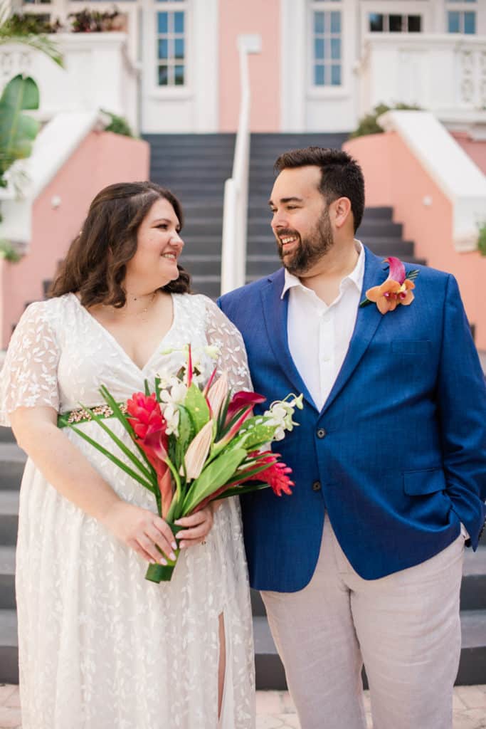 Cole and Joanie Intimate Wedding at the Don Cesar hotel | Tampa Wedding Photographer | Joyelan Photography