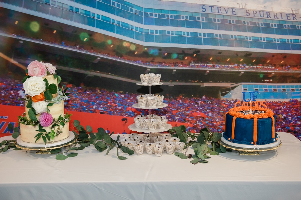 university of Florida Gators Wedding Cake