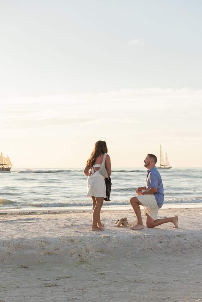 Clearwater Beach Proposal - Mason and Emillie - Joyelan Photography