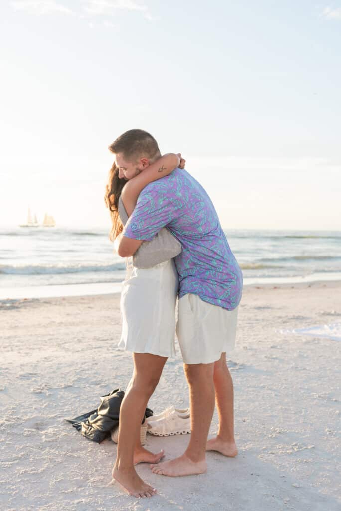 Clearwater Beach Proposal - Mason and Emillie - Joyelan Photography