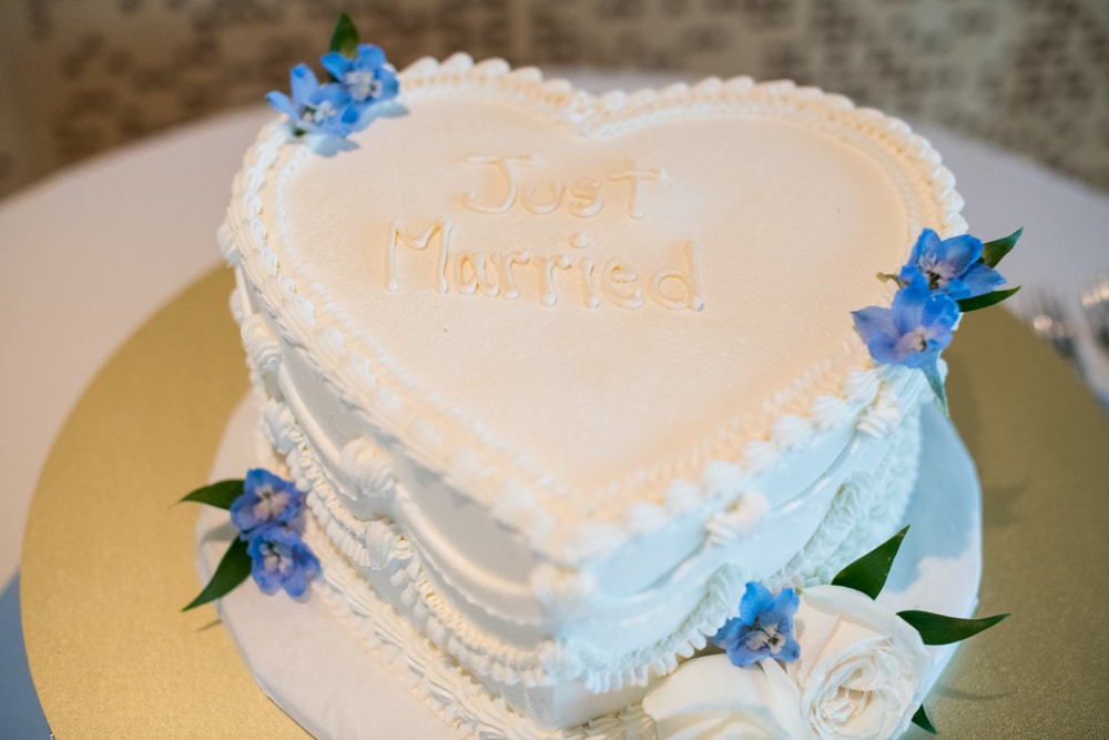 Just married Wedding Cake